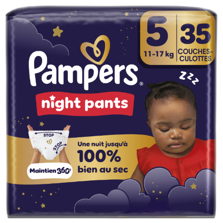 Pampers Nigh Pants Gigante T5x35 - imagen 1