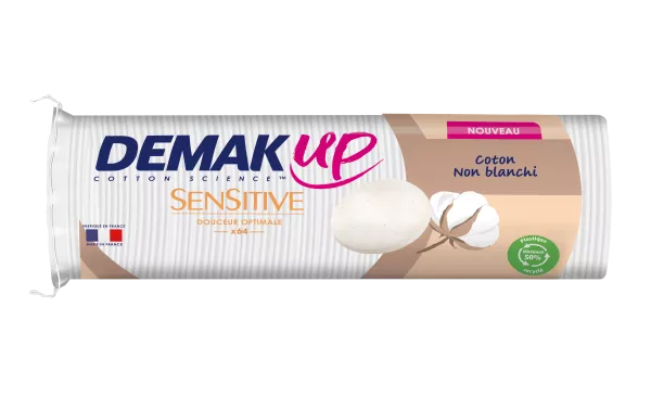 Coton à démaquiller Sensitive X64 - DEMAK UP - imagen 1