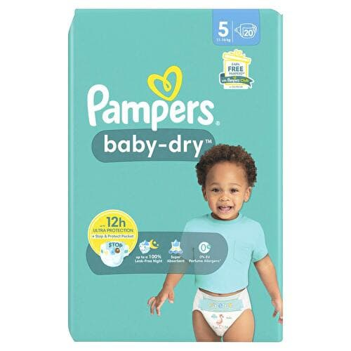 Panales Baby-dry T5 (11-16 Kg) X20 — Pampers - imagen 1