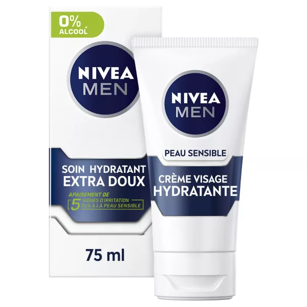 Crema Visage Hombre Hidratantee pieles sensibles 75ml - - imagen 1