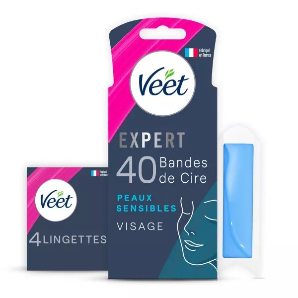 bandas de cera Expert rostro pieles sensibles Epilatio - imagen 1